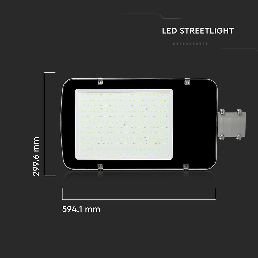 50W Lampa uliczna LED / Chip SAMSUNG / Barwa:6400K / Obudowa: Szara