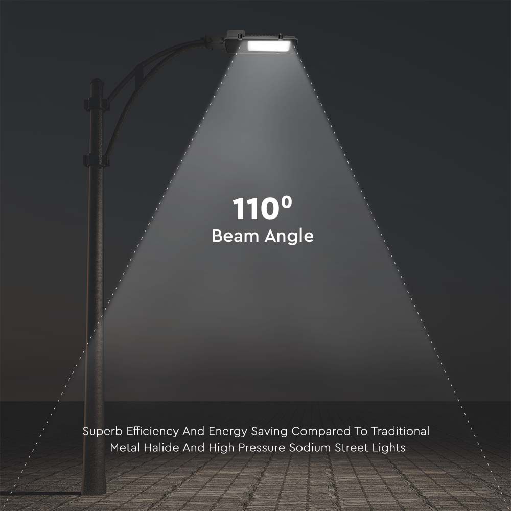50W Lampa uliczna LED / Chip SAMSUNG / Barwa:6400K / Obudowa: Szara