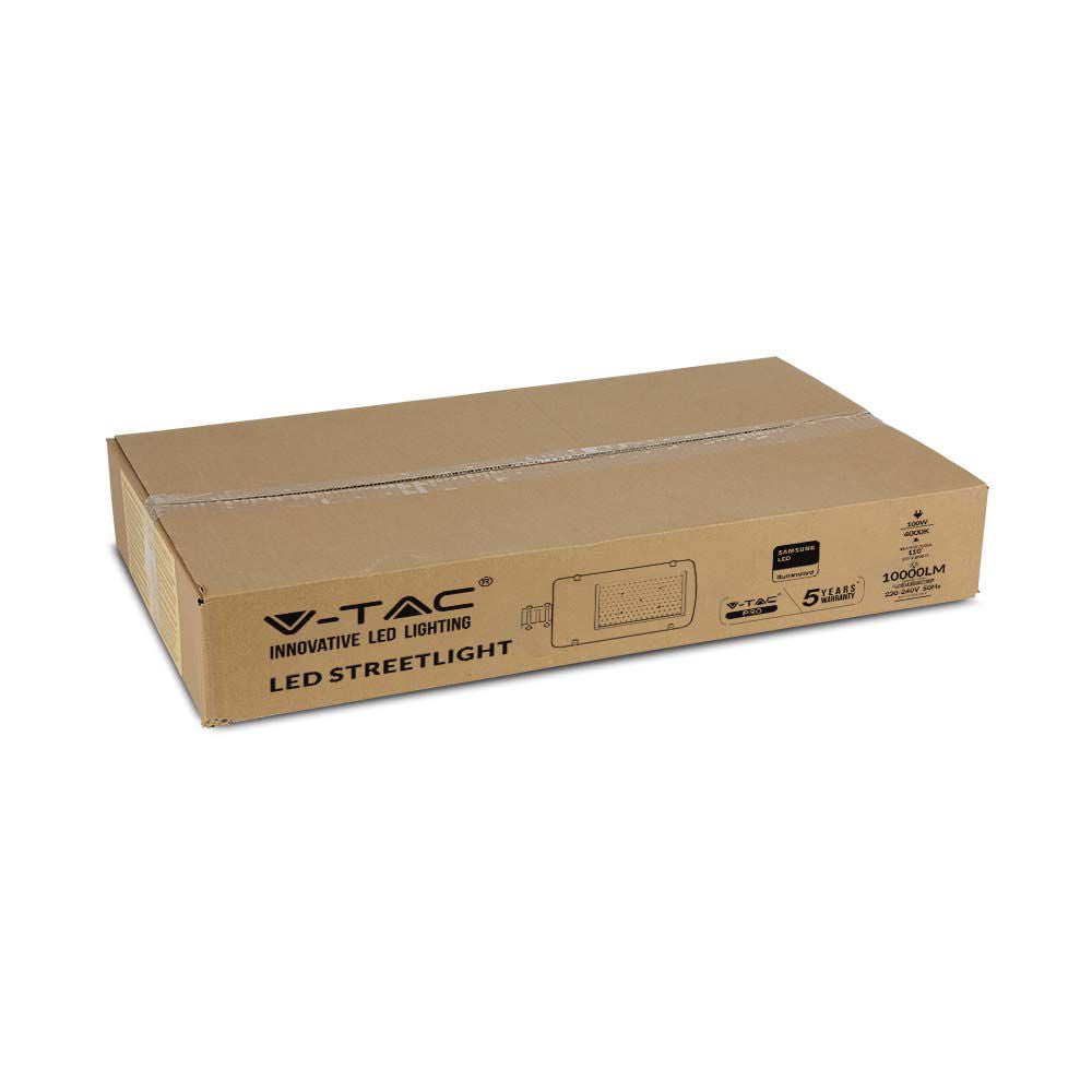 100W Lampa uliczna LED / Chip SAMSUNG / Barwa:6500K / Obudowa: Szara