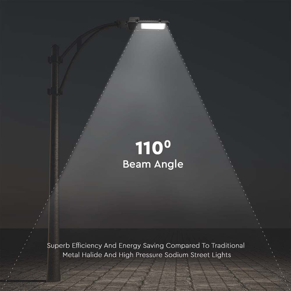100W Lampa uliczna LED / Chip SAMSUNG / Barwa:4000K / Obudowa: Szara