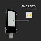 100W Lampa uliczna LED / Chip SAMSUNG / Barwa:4000K / Obudowa: Szara