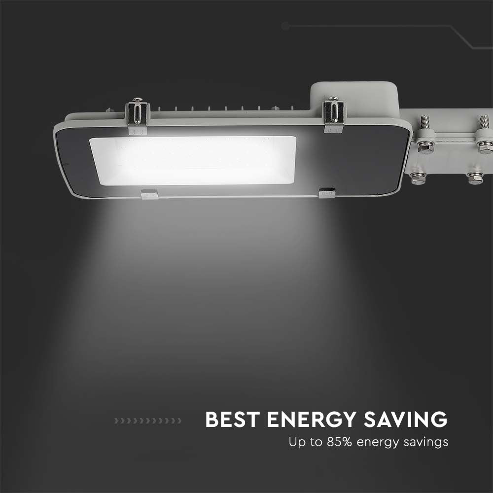 100W Lampa uliczna LED / Chip SAMSUNG / Barwa:4000K / Obudowa: Szara