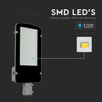100W Lampa uliczna LED / Chip SAMSUNG / Barwa:4000K / Obudowa: Szara