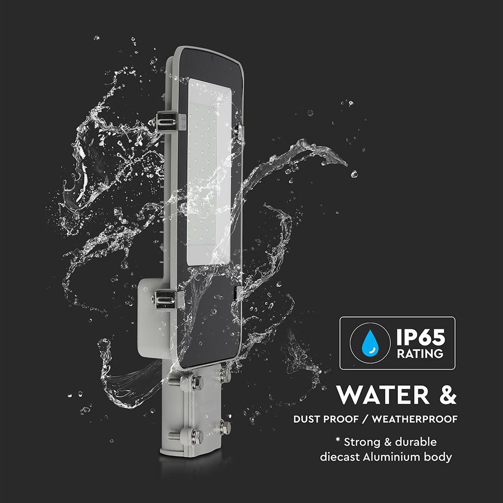 100W Lampa uliczna LED / Chip SAMSUNG / Barwa:6500K / Obudowa: Szara