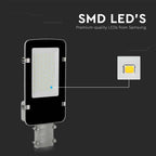 150W Lampa uliczna LED / Chip Samsung / Barwa: 6500K / Obudowa: Szara