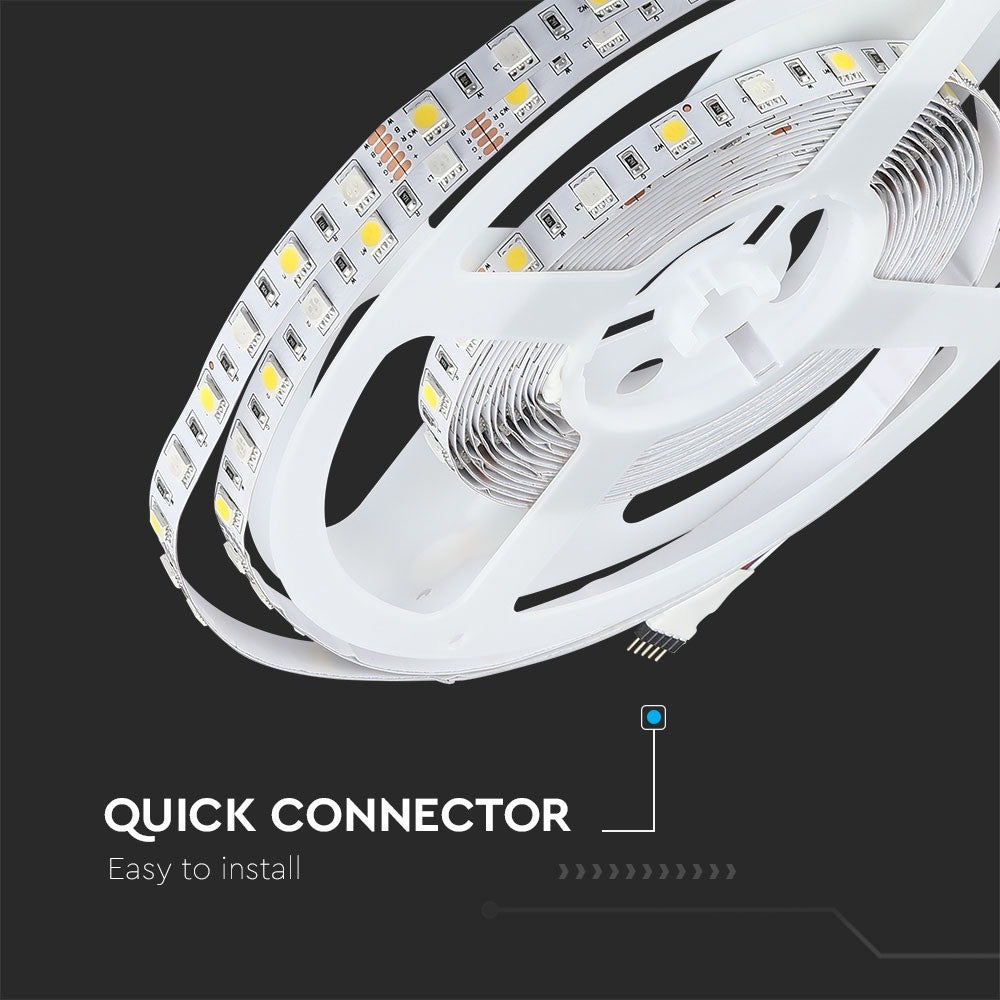 Taśma LED / Barwa: regulowana w zakresie 3000K 6000K + RGB / IP20 / Rolka:5m