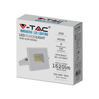 20W Naświetlacz LED SMD / Barwa:4000K / Obudowa: Biała