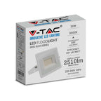 30W Naświetlacz LED SMD / Barwa:3000K / Obudowa: Biała