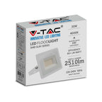 30W Naświetlacz LED SMD / Barwa:6500K / Obudowa: Biała