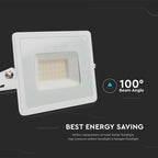 30W Naświetlacz LED SMD / Barwa:6500K / Obudowa: Biała