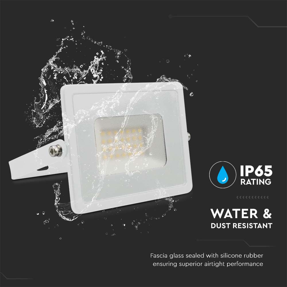30W Naświetlacz LED SMD / Barwa:6500K / Obudowa: Biała