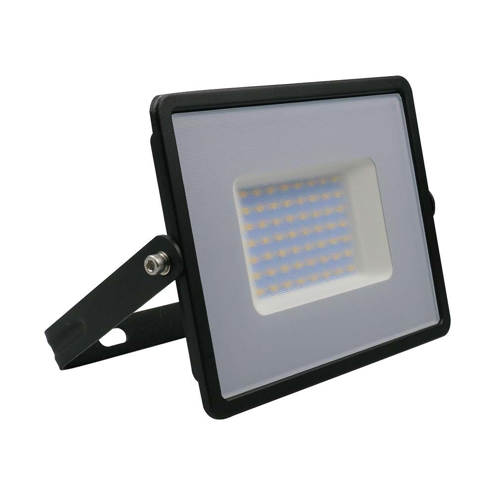 50W Naświetlacz LED SMD / Barwa:3000K / Obudowa: Czarna