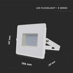 50W Naświetlacz LED SMD / Barwa:6500K / Obudowa: Biała