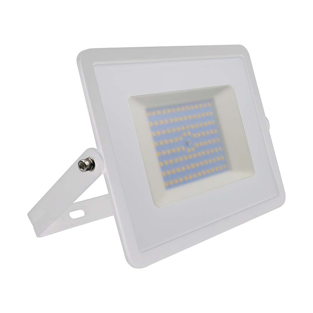 100W Naświetlacz LED SMD / Barwa:3000K / Obudowa: Biała