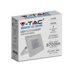 100W Naświetlacz LED SMD / Barwa:4000K / Obudowa: Biała