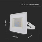 100W Naświetlacz LED SMD / Barwa:4000K / Obudowa: Biała