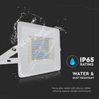 100W Naświetlacz LED SMD / Barwa:6500K / Obudowa: Biała