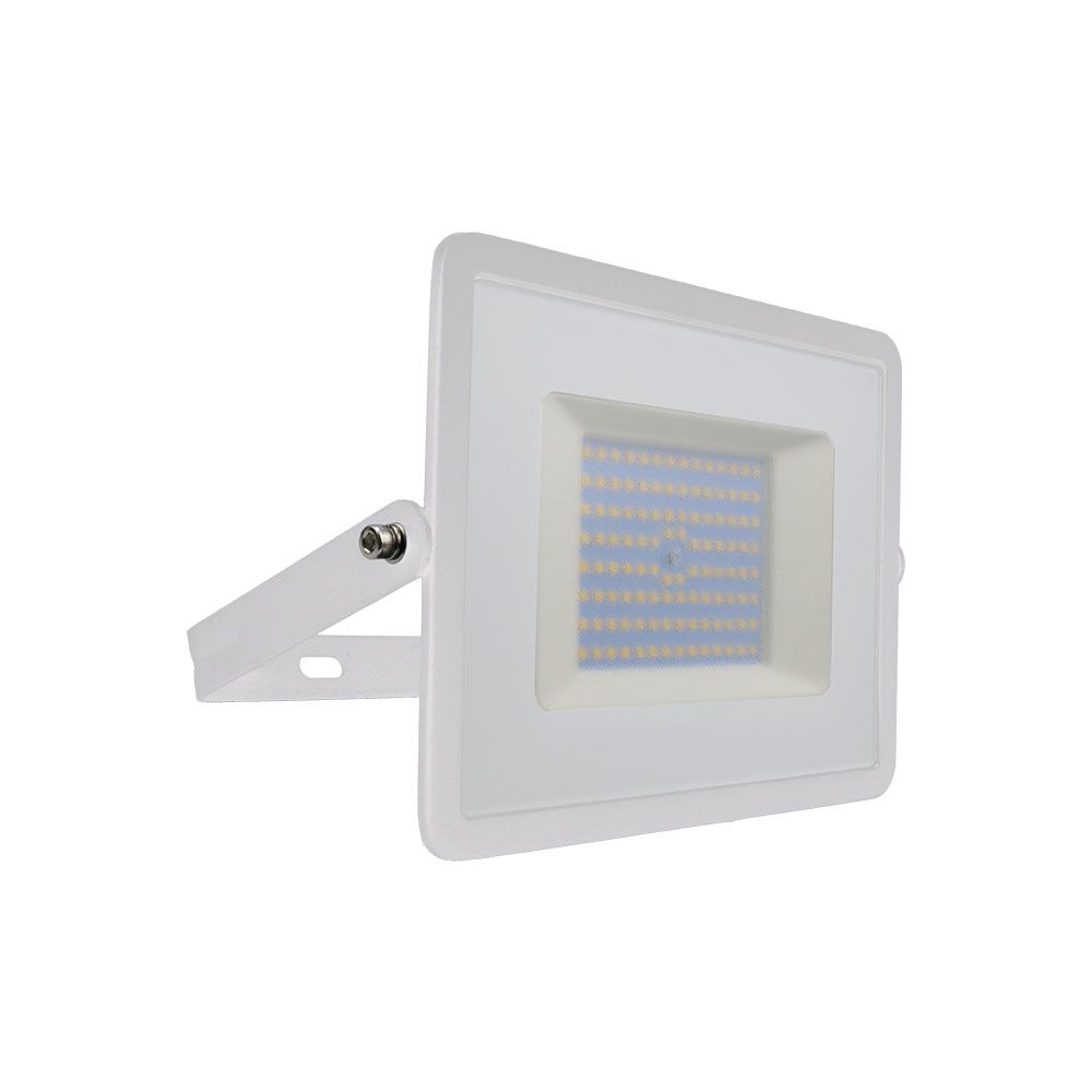 100W Naświetlacz LED SMD / Barwa:6500K / Obudowa: Biała