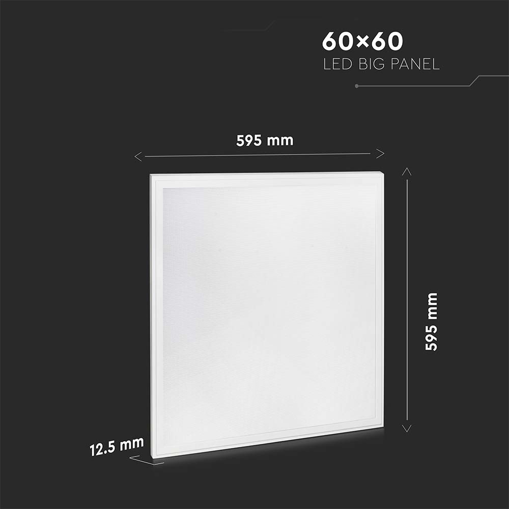 40W Panel LED 600x600mm / Barwa:6500K / Kwadratowa