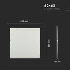 36W Panel LED 620x620mm / Barwa:4000K / UGR19 / Opakowanie: 6szt.