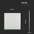 29W Panel LED 600x600mm / Barwa:6400K / HIGH LUMEN / Opakowanie: 6szt.