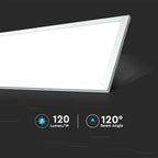 29W Panel LED 1200x300mm / Barwa:3000K / HIGH LUMEN / Opakowanie: 6szt.