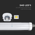 36W Oprawa hermetyczna LED Seria-G / 120cm / Barwa:4500K / IP65 / Skuteczność: 120lm/W