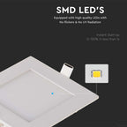 3W Panel LED / Barwa:4000K / Kwadratowa