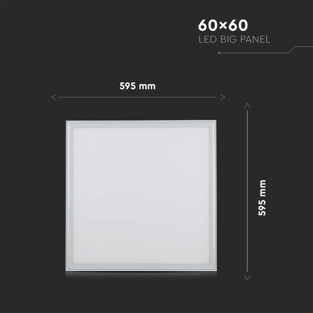 32W Panel LED 600x600mm / Barwa:3000K / HIGH LUMEN / Opakowanie: 6szt.