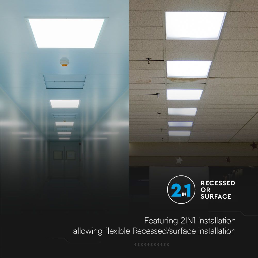 36W Panel LED 600x600mm / 2w1 / Barwa:6500K / Opakowanie: 6szt.