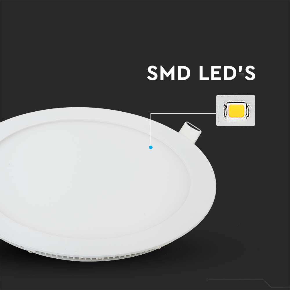 30W Panel LED / Barwa:6400K / Okrągła