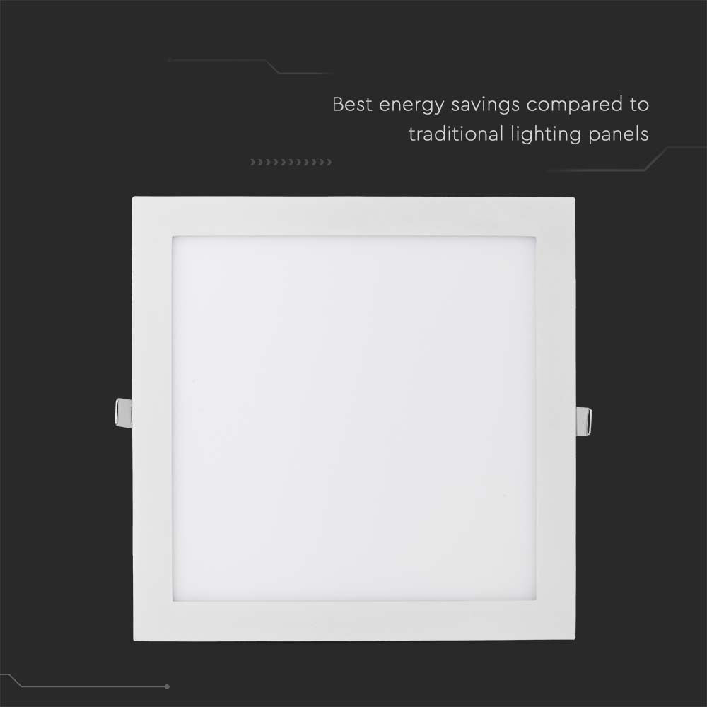 36W Panel LED / Barwa:4000K / Kwadratowa