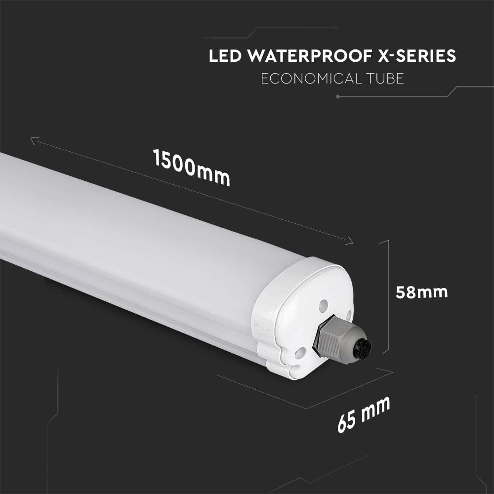 32W Oprawa hermetyczna LED Seria-X / 150cm / Barwa:4000K / Skuteczność 160lm/W