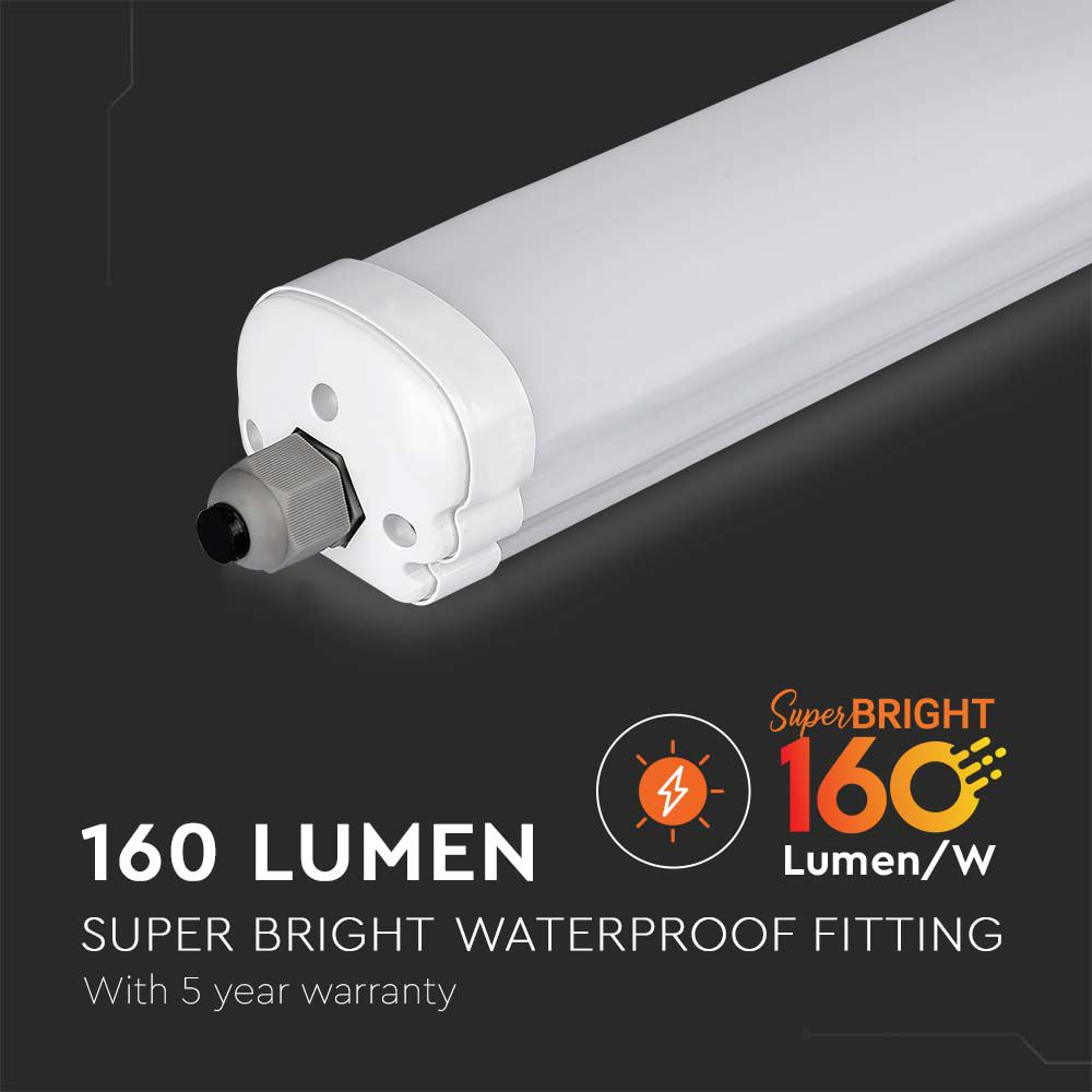 32W Oprawa hermetyczna LED Seria-X / 150cm / Barwa:4000K / Skuteczność 160lm/W