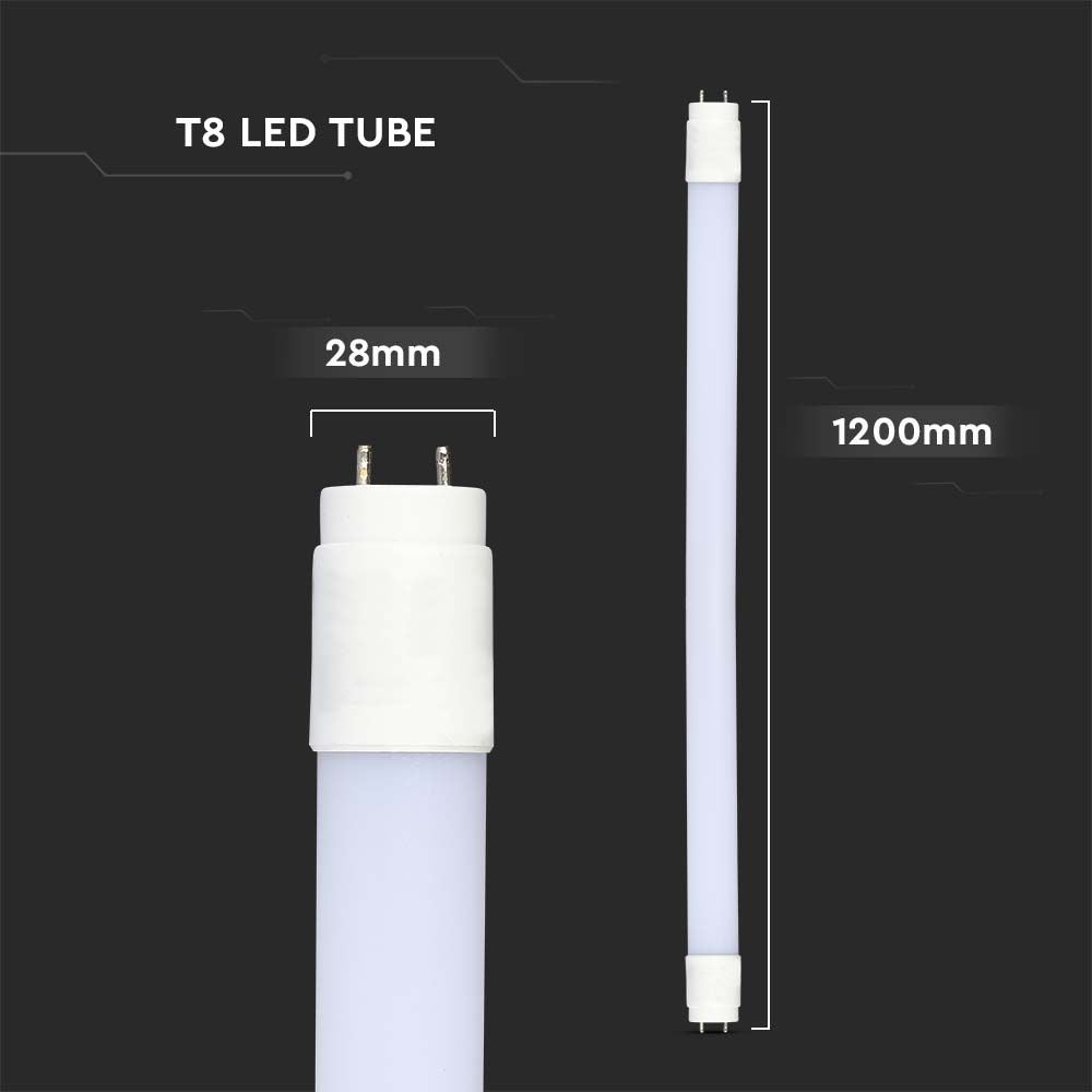 18W T8 Świetlówka LED T8 120 cm / Chip SAMSUNG / Barwa:3000K