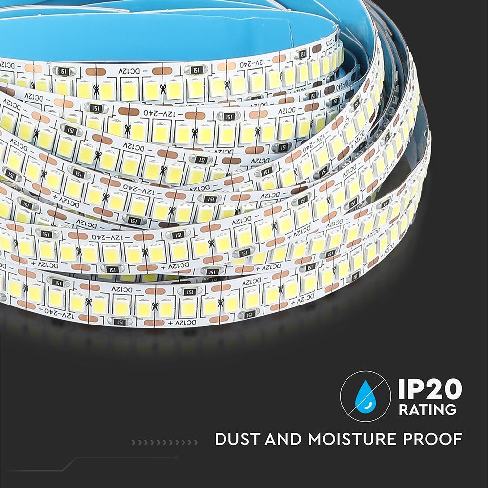 240 Taśma LED / Barwa:6000K / HIGH LUMEN / IP20 / Rolka:5m