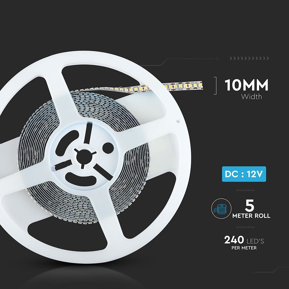 240 Taśma LED / Barwa:4500K / HIGH LUMEN / IP20 / Rolka:5m