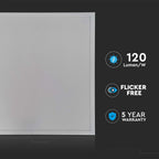 36W Panel LED 600x600mm / Zasilacz LIFUD / Barwa:4000K / 5 Lat gwarancji / Opakowanie: 6szt.