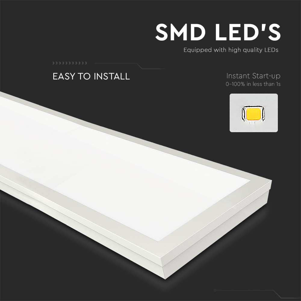 40W Panel LED 1200x300mm / 2w1 / Barwa: 4000K / Opakowanie: 6szt.