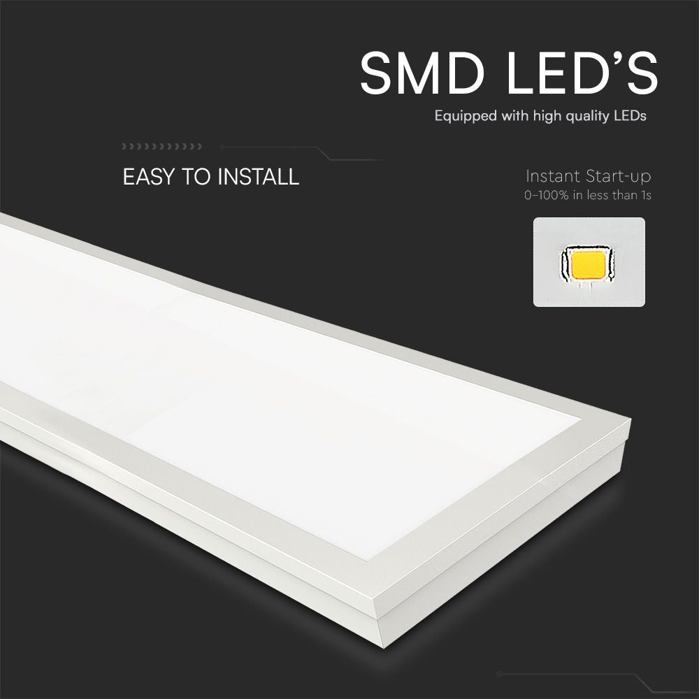 40W Panel LED 1200x300mm/ SAMSUNG / 2w1 / Barwa:6500K / Opakowanie: 6szt.