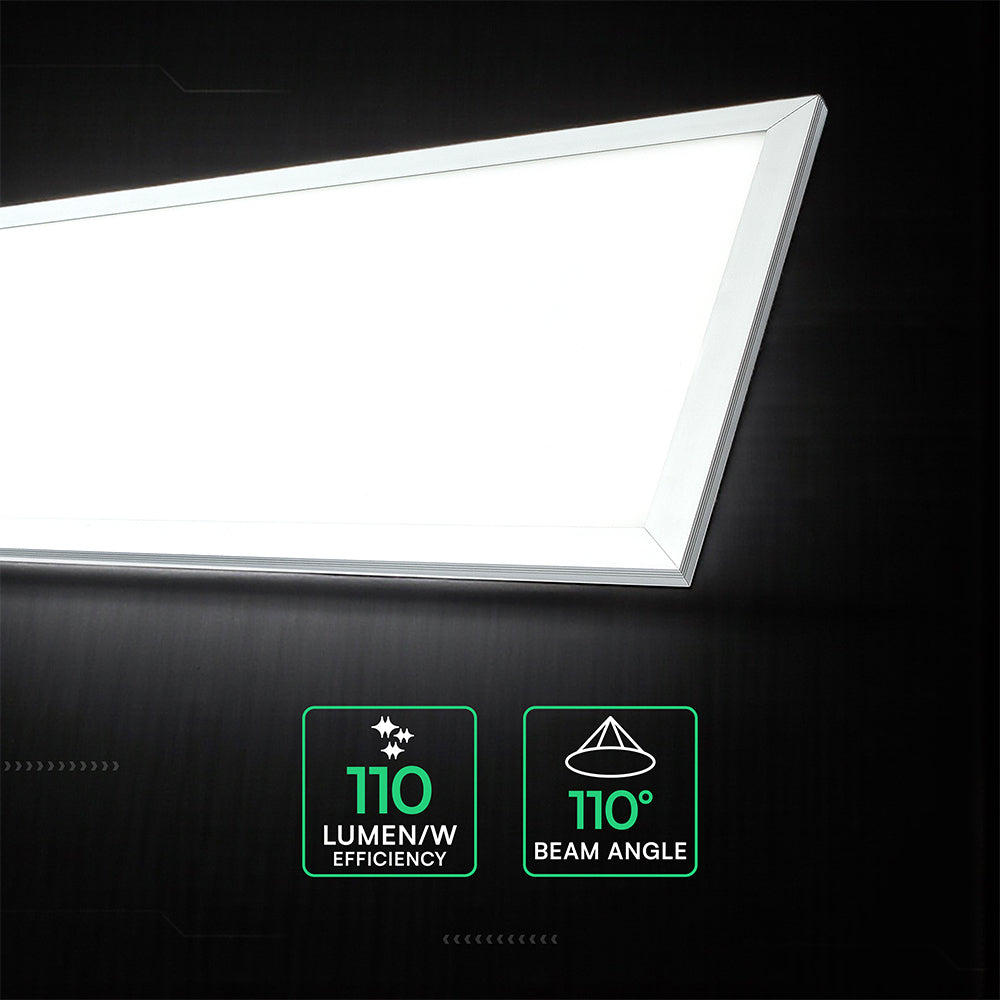 40W Panel LED 1200x300mm / 2w1 / Chip CREE / Skuteczność 110lm/W / Barwa: 4000K / 6 Lat gwarancji / Opakowanie: 6szt.
