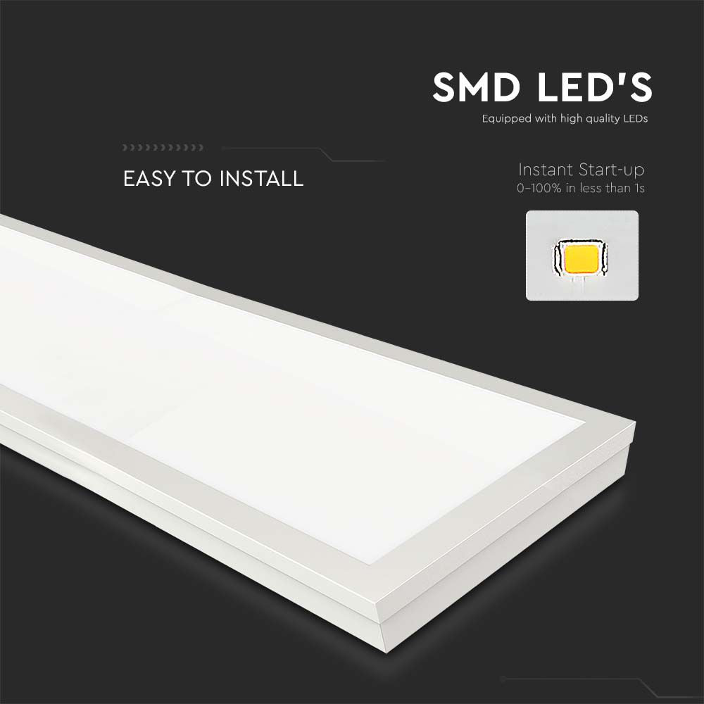 40W Panel LED 1200x300mm / 2w1 / Barwa:6500K / Opakowanie: 6szt.