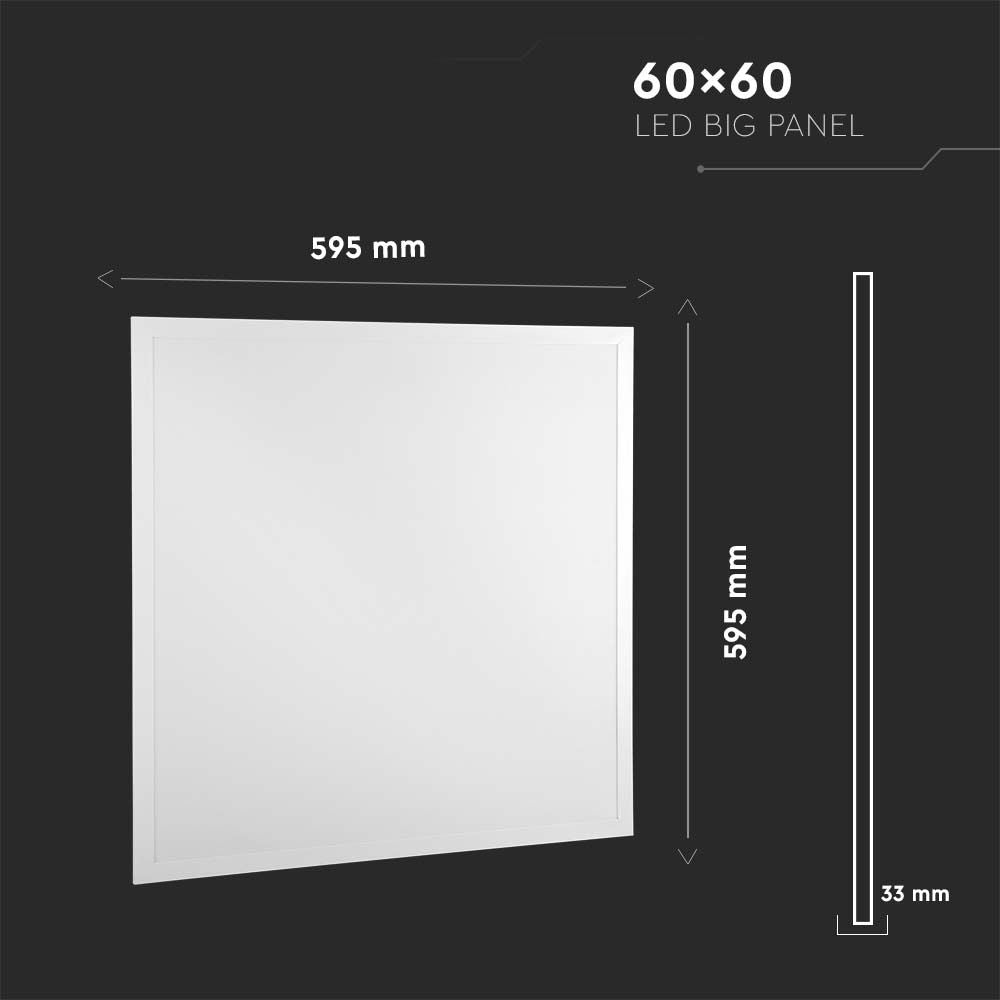 40W Panel LED 600x600mm / Zasilacz LIFUD / Barwa:4000K / UGR 19 / 5 Lat gwarancji / Opakowanie: 6szt.