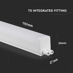 16W T5 Belka oświetleniowa LED 120cm / Chip SAMSUNG / Barwa:6500K