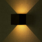 5W Kinkiet kwadrat LED / CHIP BRIDGELUX / Barwa:4000K / Czarny