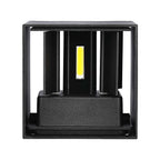 5W Kinkiet kwadrat LED / CHIP BRIDGELUX / Barwa:4000K / Czarny