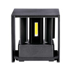 5W Kinkiet kwadrat LED / CHIP BRIDGELUX / Barwa:4000K / Czarny