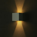 5W Kinkiet kwadrat LED / CHIP BRIDGELUX / Barwa:3000K / Biały