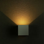 5W Kinkiet kwadrat LED / CHIP BRIDGELUX / Barwa:3000K / Biały