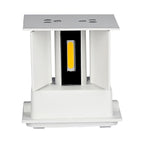 5W Kinkiet kwadrat LED / CHIP BRIDGELUX / Barwa:3000K / Biały